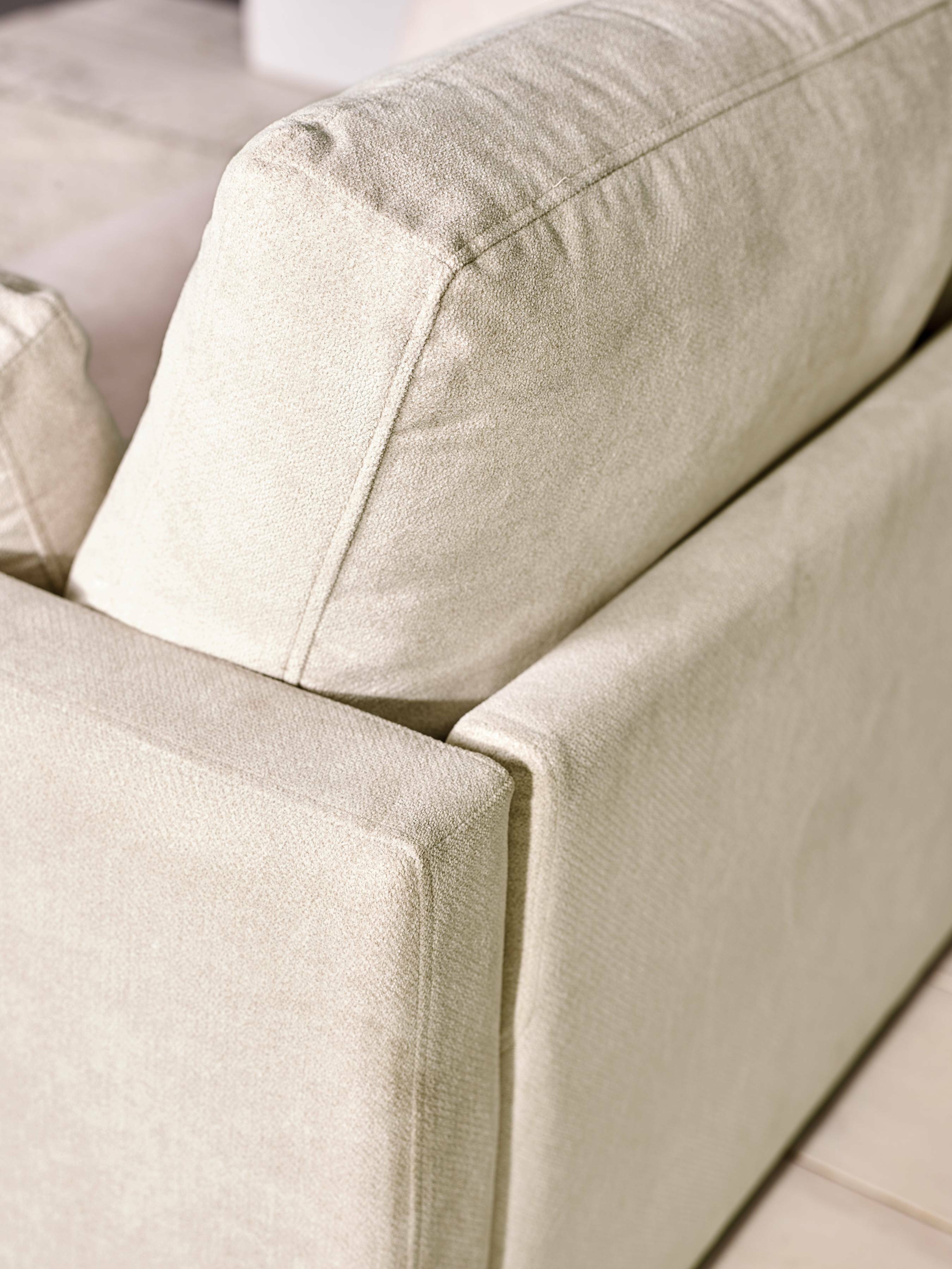 Ordona Natural Chenille Sofa | 2 Seater